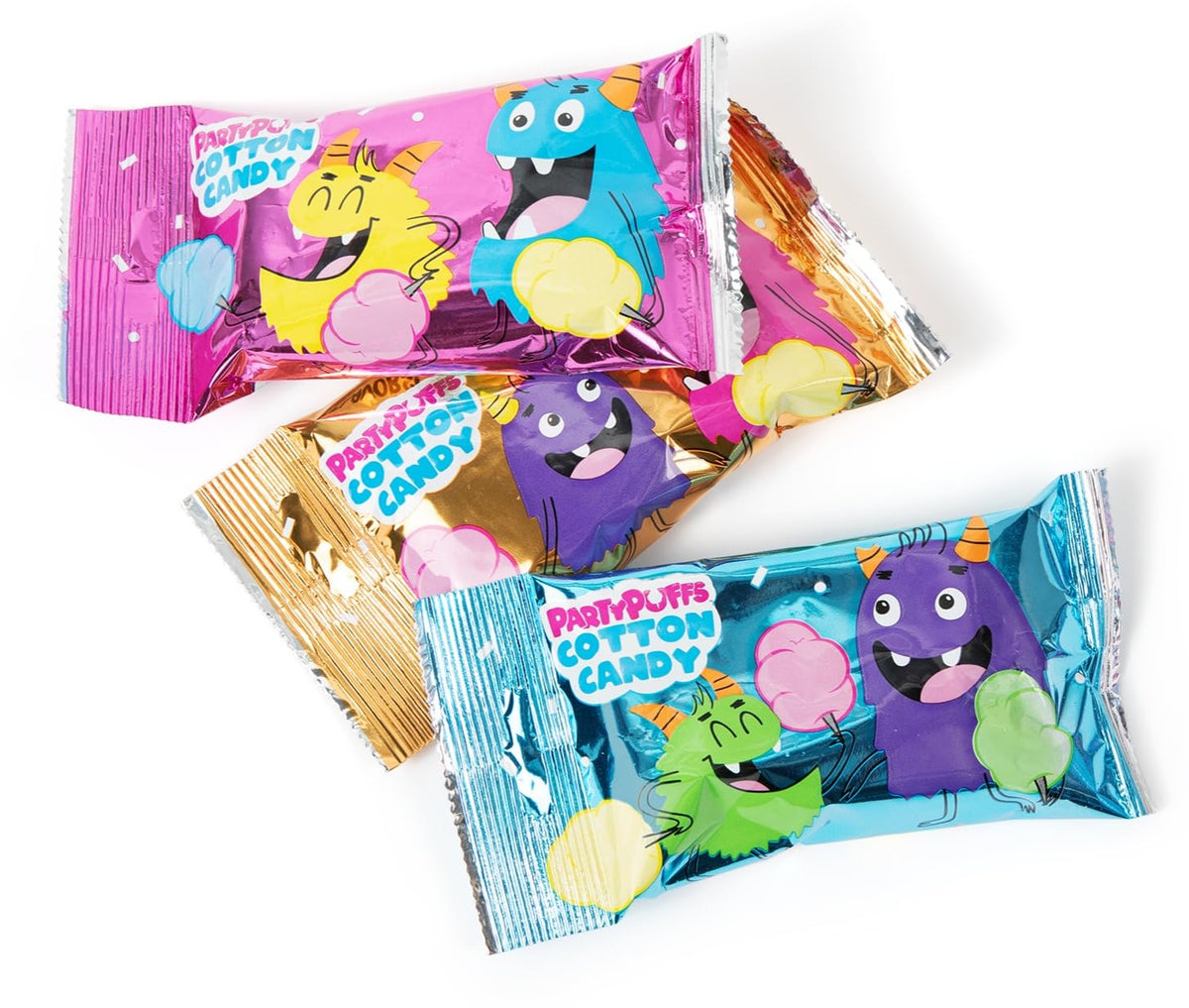 Partypuffs color-pop snack for celebrations and gatherings