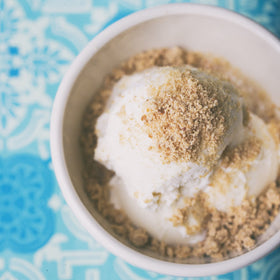 Pasokin Peanut Butter Crumbs close-up showing crisp texture.