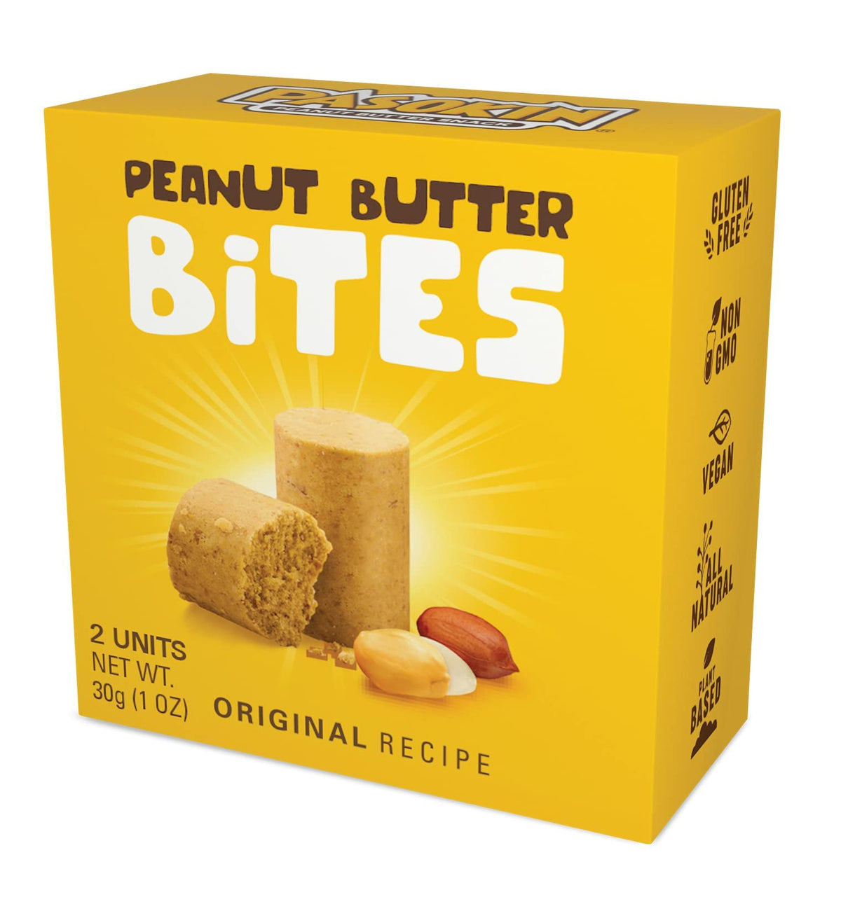 Pasokin vegan peanut butter bites close-up, rich flavor, gluten-free treat.