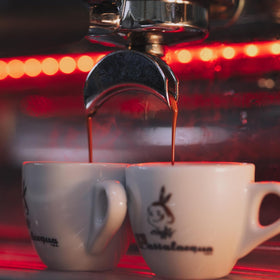Passalacqua Cremador roasted beans displayed for a rich, full-bodied brew.
