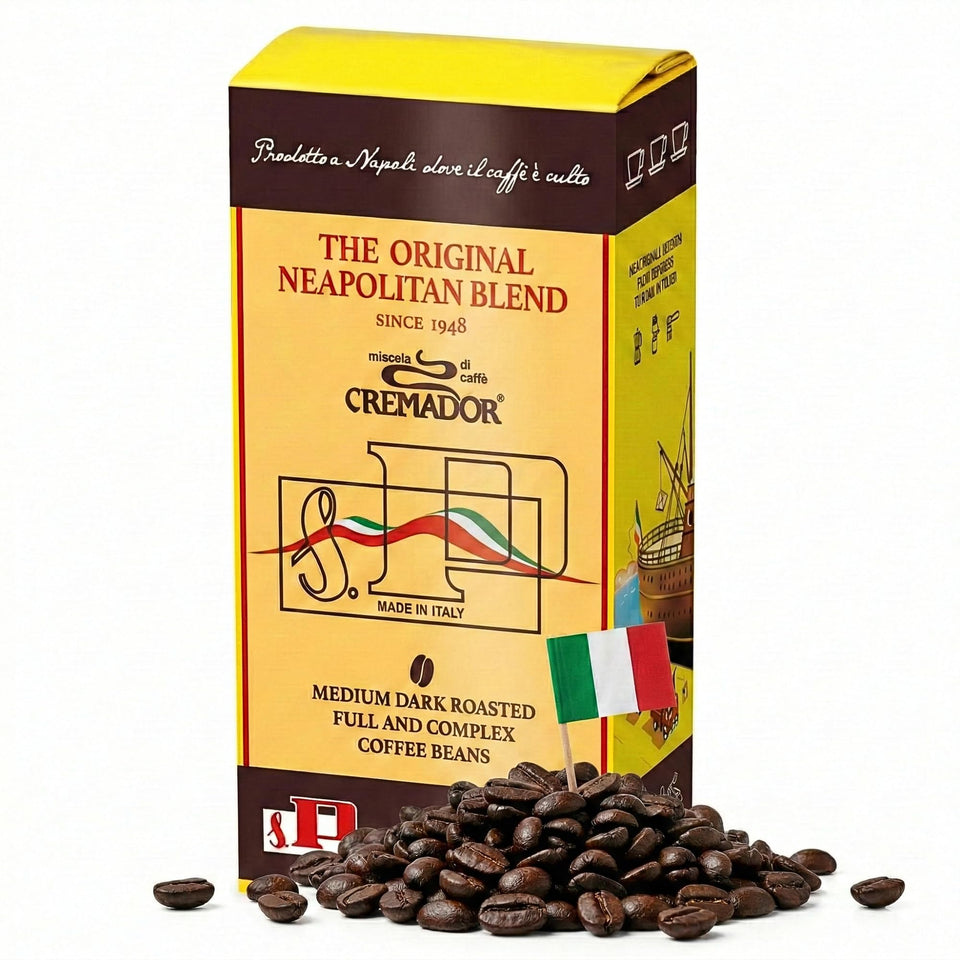 Passalacqua Cremador whole beans ready for a fresh grind at home.