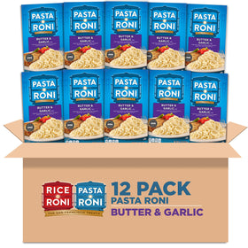 Pasta Roni Butter & Garlic Angel Hair Box ready for quick weeknight dinner