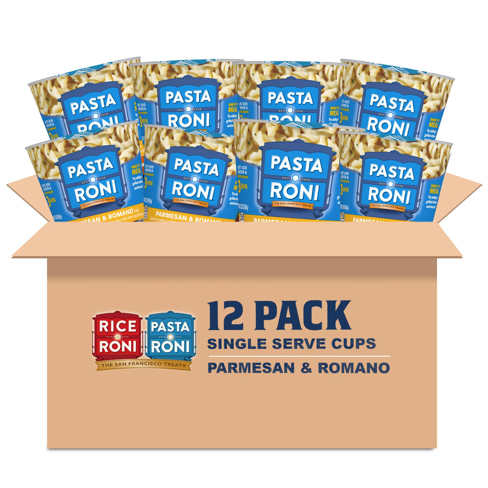 Pasta Roni Cups front view, ideal for quick lunch or on-the-go dinner.