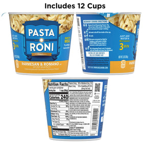 Pasta Roni Cups ready-to-serve, ideal for a quick side or mini meal.