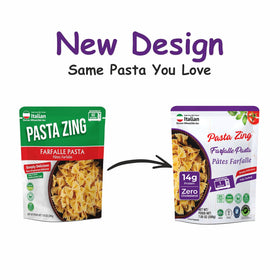 Pasta Zing Farfalle versatile base for meals, mains or sides.