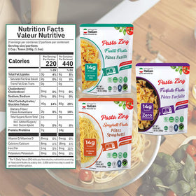 PASTA ZING spaghetti made with durum wheat for firm al dente bite