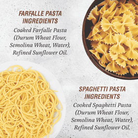 PASTA ZING Variety Pack farfalle bowtie shape ideal for bowls