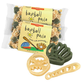 Pastabilities baseball pasta glove—fun glove shape that makes meals playful for kids.