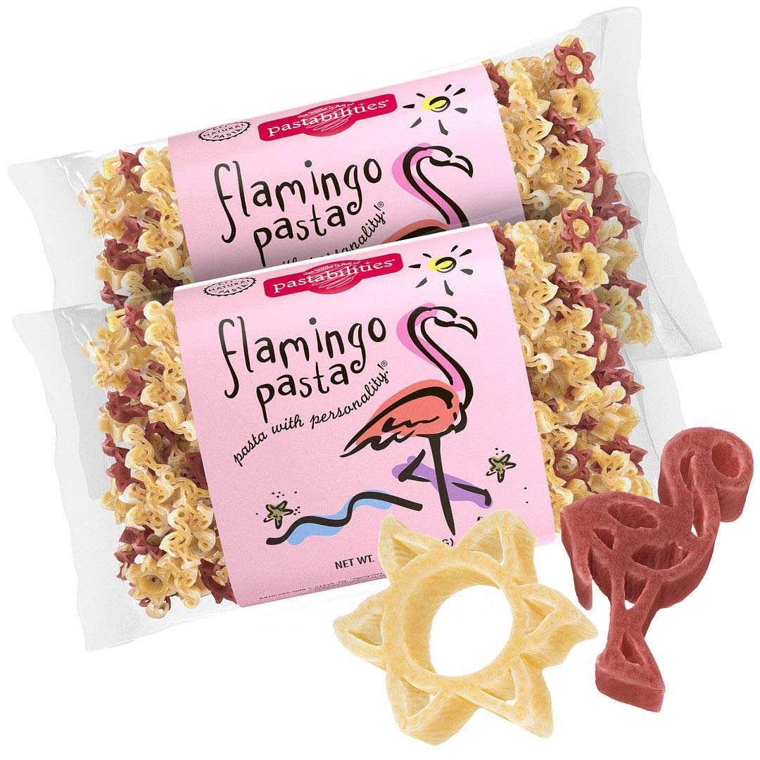 Pastabilities Flamingo Pasta with flamingo shapes entices kids at mealtime