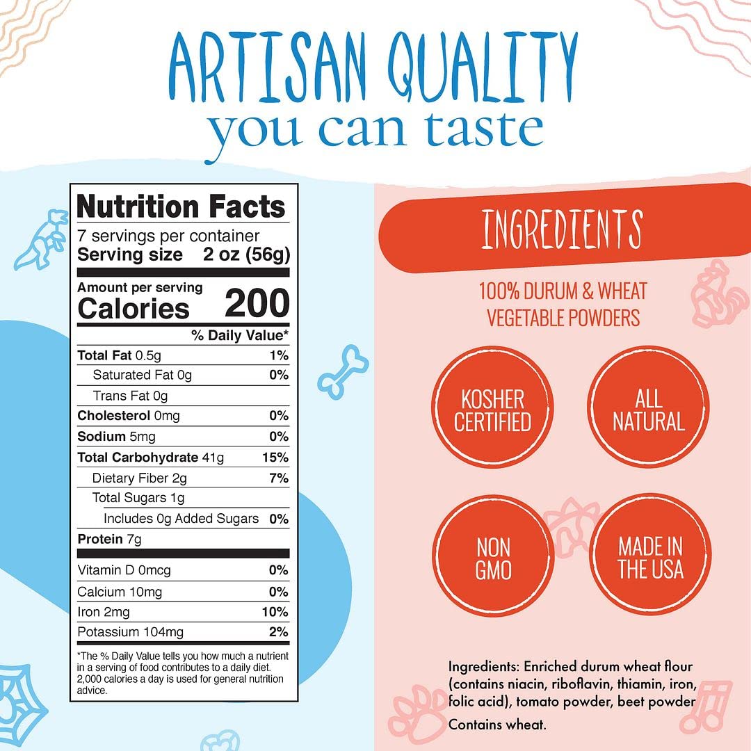 Pastabilities heart-shaped pasta ideal for kid-friendly meals and Valentine's dinners.