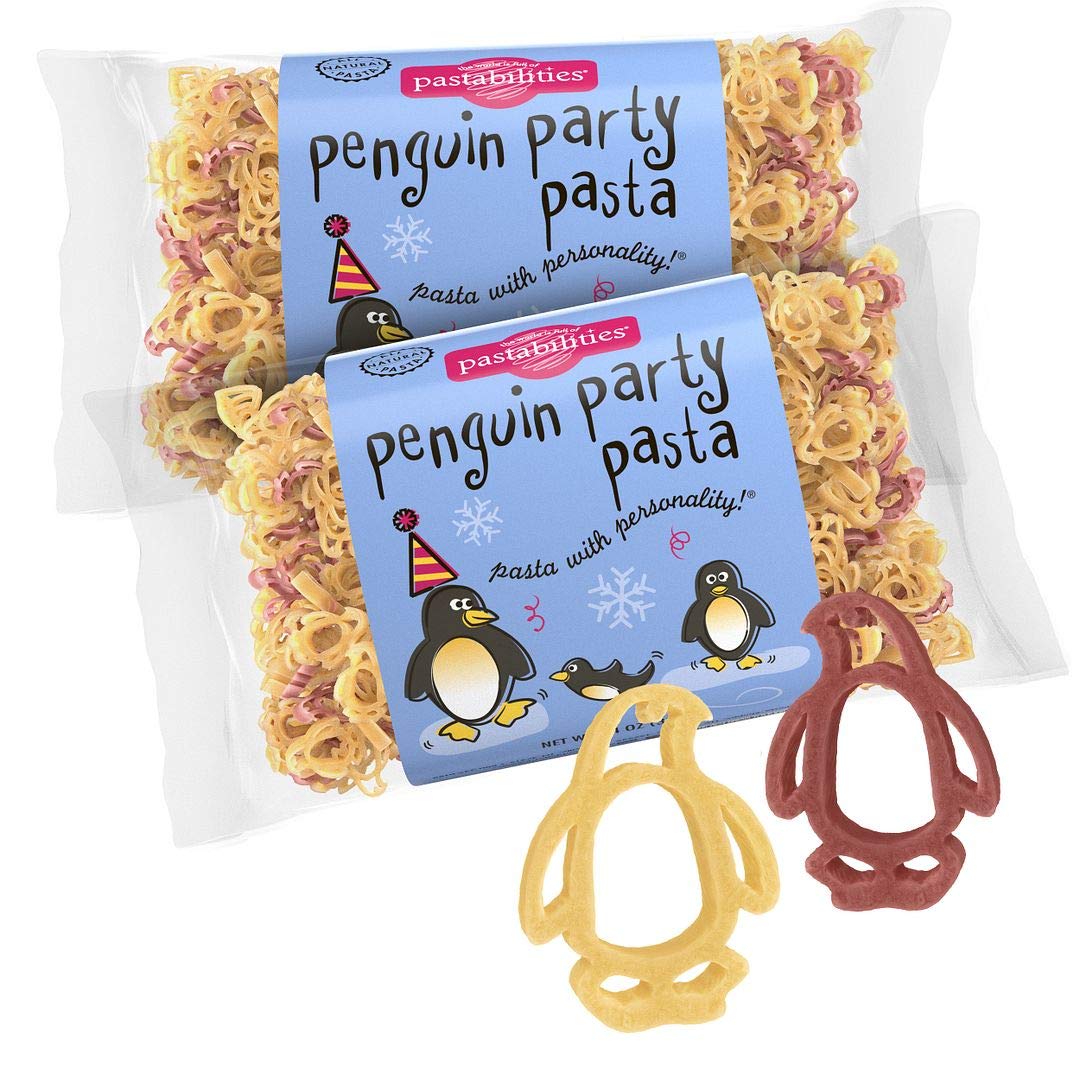 Pastabilities Penguin Party penguin shapes pasta boosts kid engagement at meals.