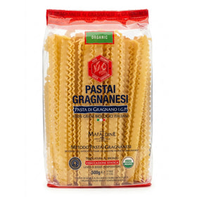 Pastai Gragnanesi Mafaldine raw pasta bundle showing authentic reginette shape for sauces