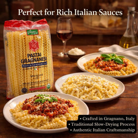 Pastai Gragnanesi organic durum wheat semolina highlights authentic flavor