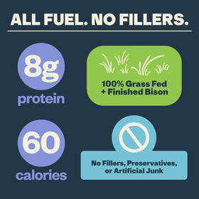 Patagonia Provisions bison sticks on trail provide clean keto-friendly energy