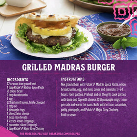 Pataks Major Grey chutney cheese dip showcases mango ginger flavor.