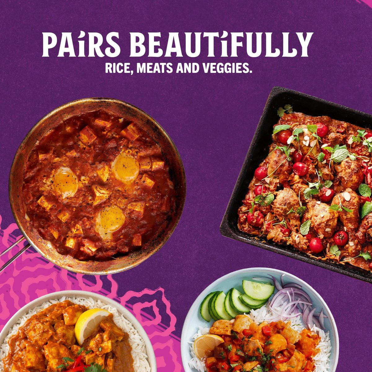 Patak's Tikka Masala pour image highlighting creamy tomato-based base