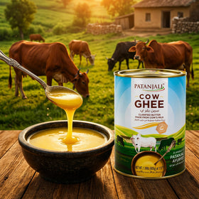 Patanjali Cow Ghee great for finishing drizzle in dishes.