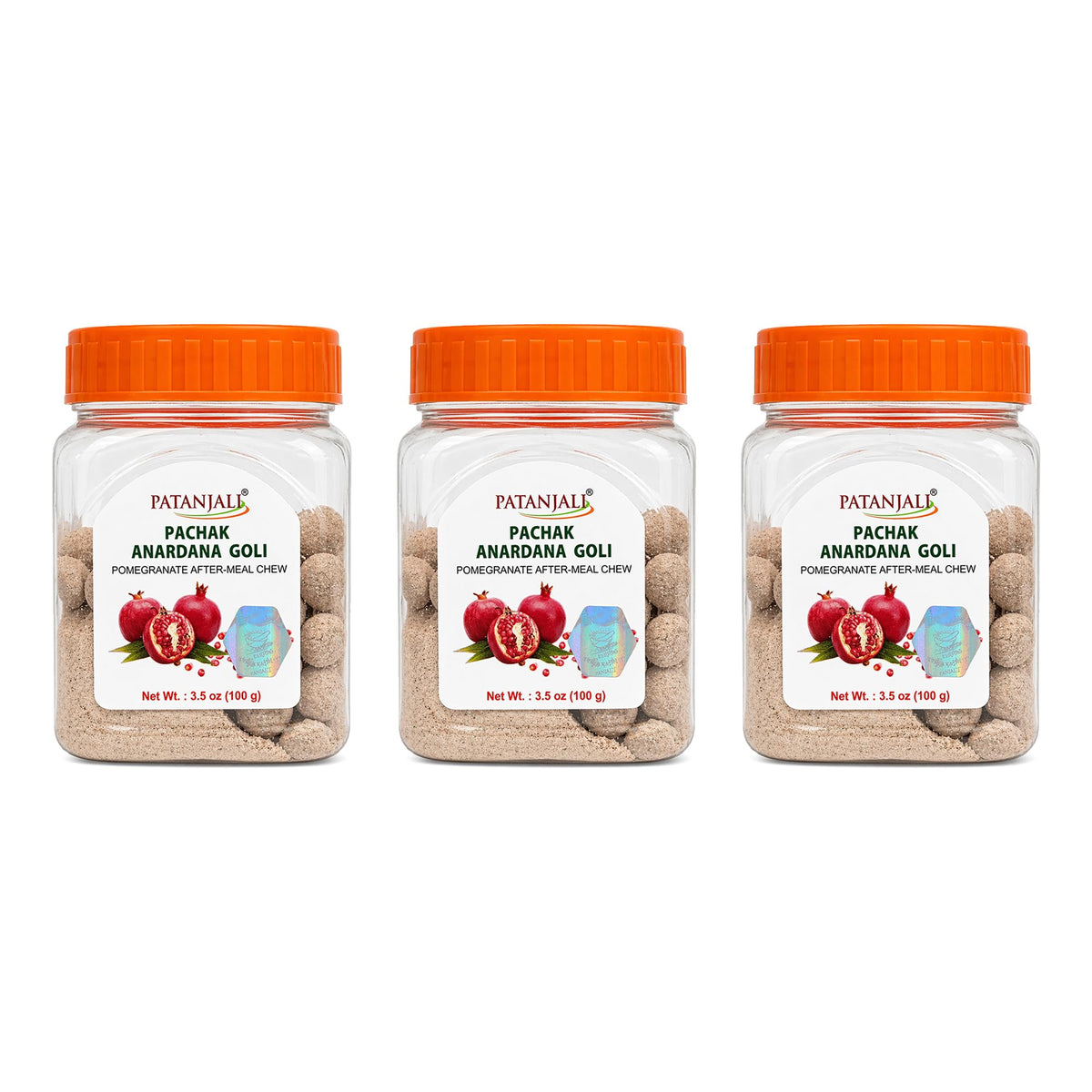 Patanjali Pachak Anardana Goli front view for on-the-go digestion