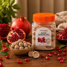 Patanjali Pachak Anardana Goli natural ingredients highlight for gentle digestion