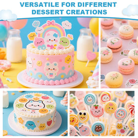 PatiFrussa allergen-free sugar sheets, safe option for gluten- and dairy-free celebrations.
