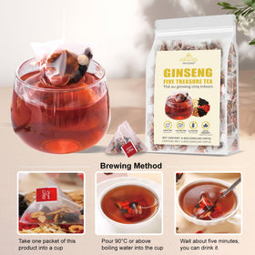 Patiosio individually wrapped tea bags ideal for on-the-go wellness.