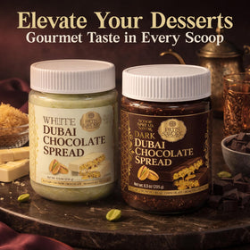 PATIS SAVORE Dubai Dark Chocolate Spread for dipping fruits and pastries with rich depth.