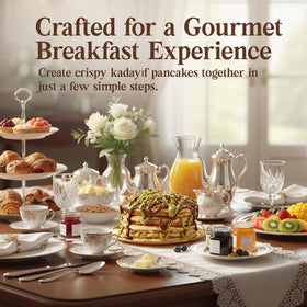 PATIS SAVORE Dubai Pancake DIY Set ready-to-assemble layout suits casual gatherings