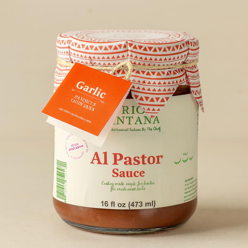 Patricia Quintana Al Pastor sauce jar with artisanal label for premium flavor.