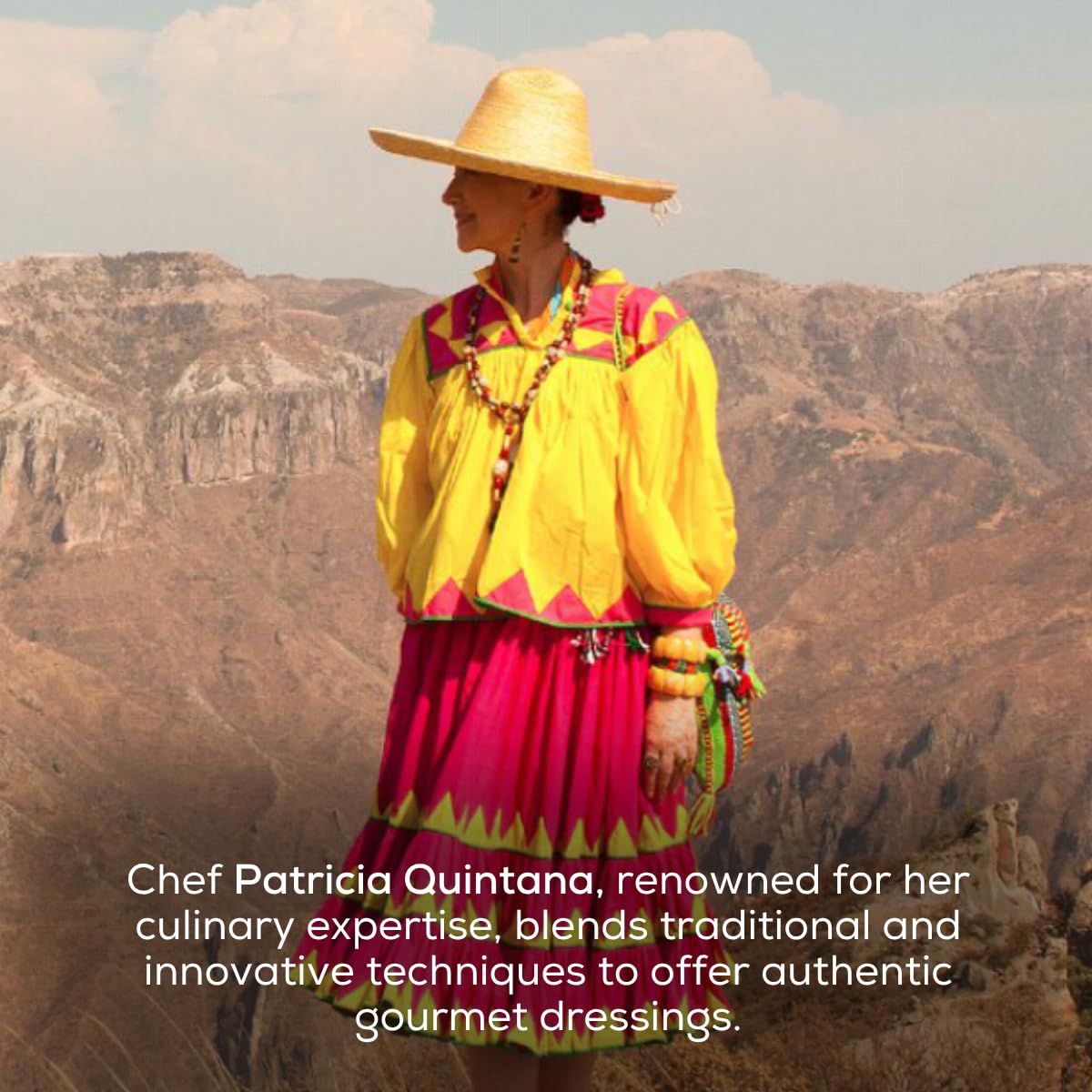 Patricia Quintana Soy & Lime Dressing packaging label communicates craft and heritage.