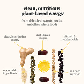 Patter Bar energy bar close-up ingredients showing whole foods and natural textures