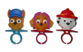 Paw Patrol Skye strawberry lollipop ring for themed celebrations