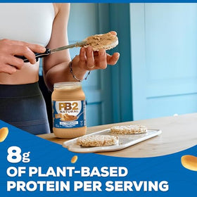PB2 keto-friendly peanut butter shown as a versatile snack option.