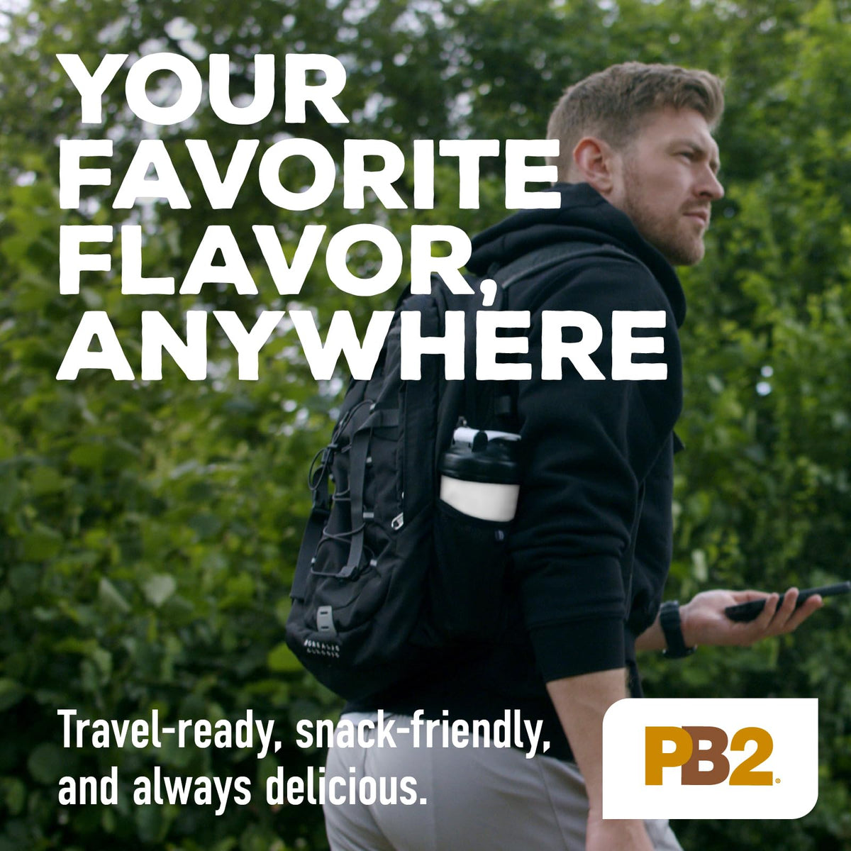 PB2 Organic Non-GMO certification seal close-up