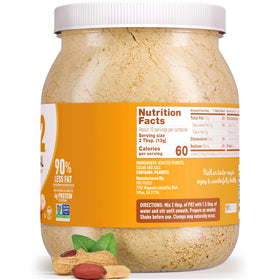 PB2 original powdered peanut butter gluten-free label indicates dietary fit