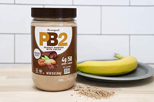 PB2 Original scoop with bowl illustrating low-carb option