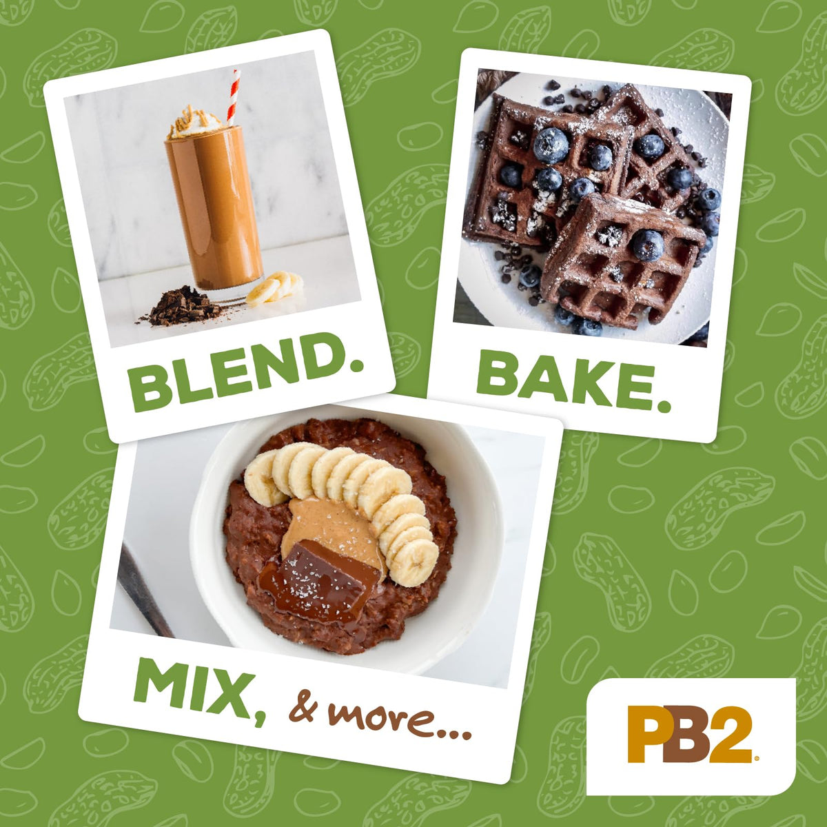 PB2 powder being whisked with water for quick creamy peanut butter