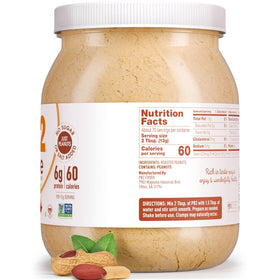 PB2 label front on the 2 lb jar.