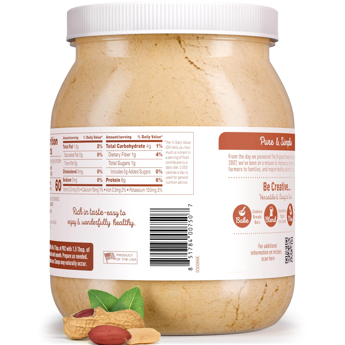 Sauce or dressing whisked with PB2 for creamy texture.