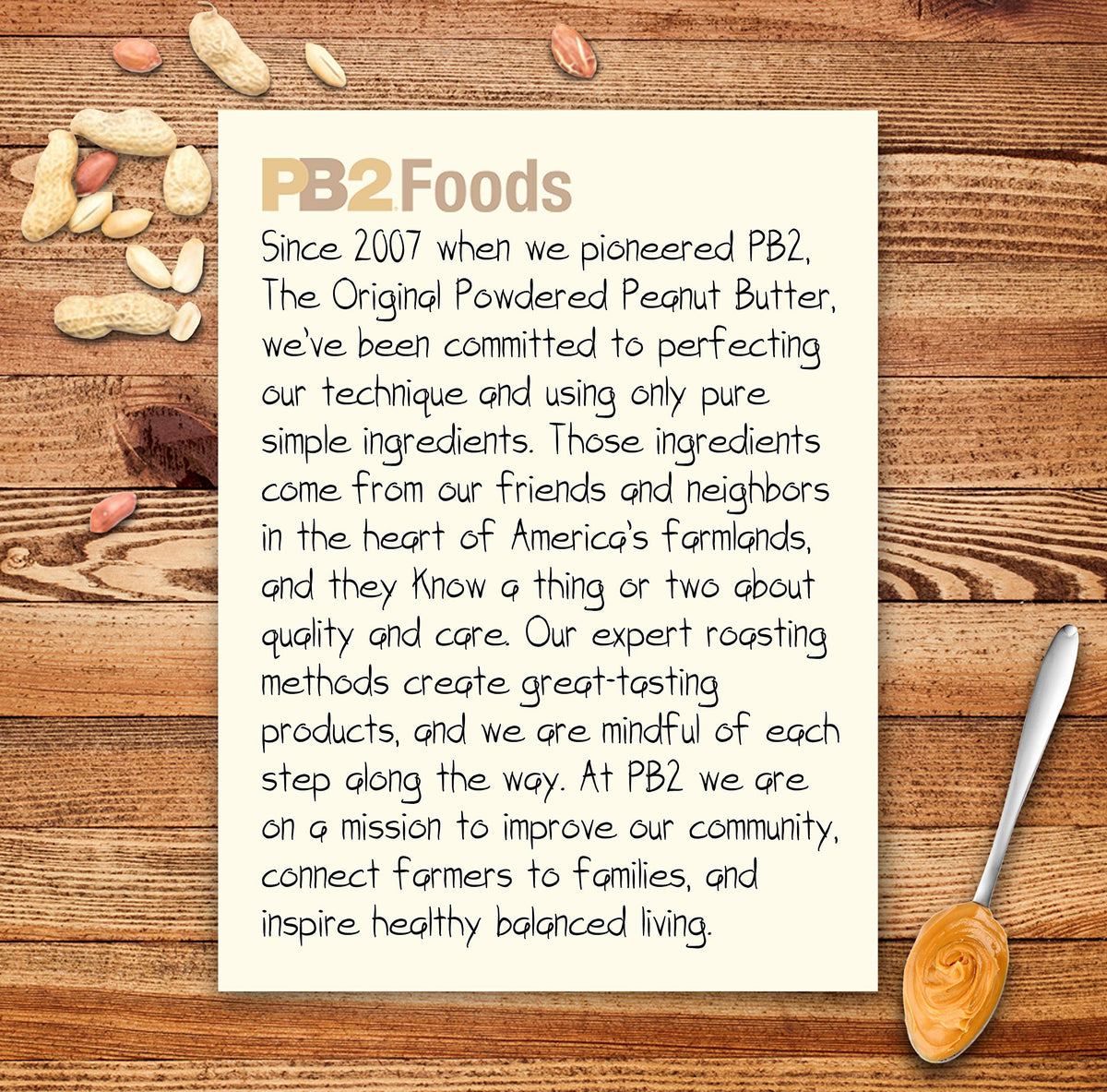 PB2 uses ideas with shakes, baking, and sauces.