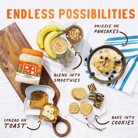 PBfit baked goods with PBfit hint at rich peanut flavor with reduced fat.