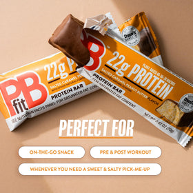 PBfit bar with CrossFit Games branding and macro balance concept