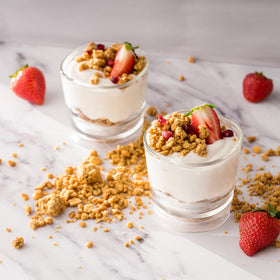 PBfit Protein Granola in yogurt topping for versatile breakfast or snack use