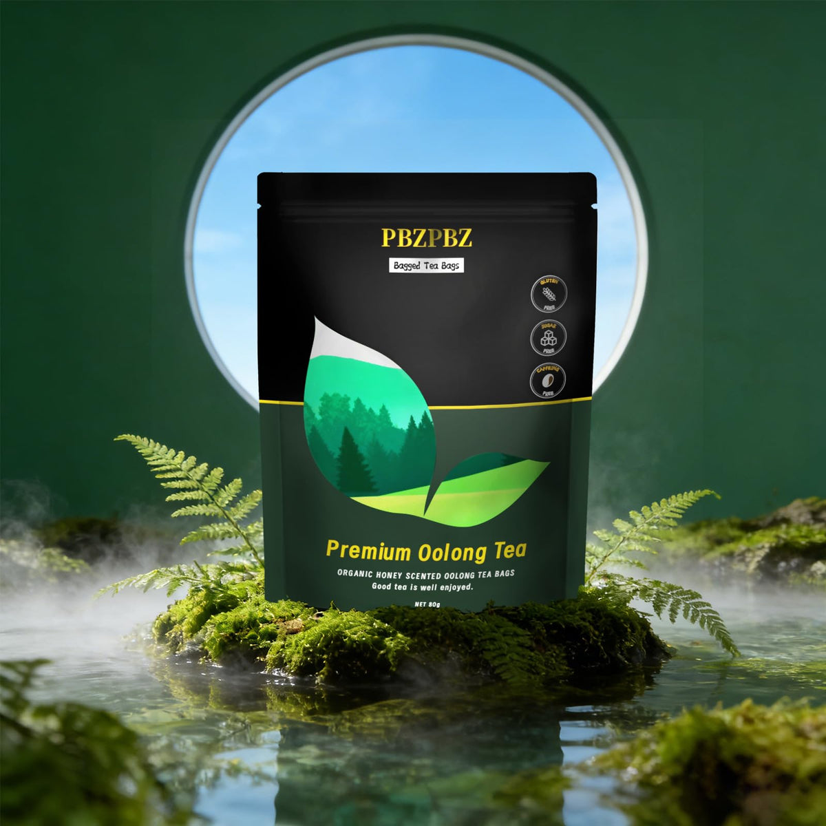 PBZPBZ oolong tea bags recyclable packaging supports eco-friendly moments