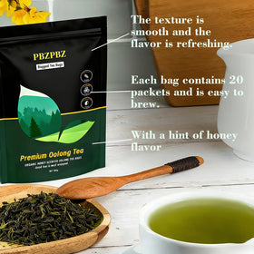 PBZPBZ oolong whole leaf tea bags at high-altitude harvest for clean brew