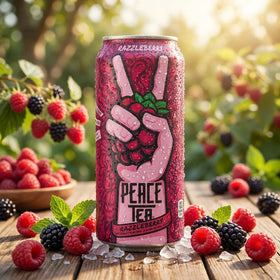 Peace Tea Variety Pack Display, convenient setup for office or store shelves