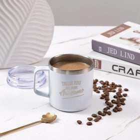 Peacoeye thank you card adds a personal touch