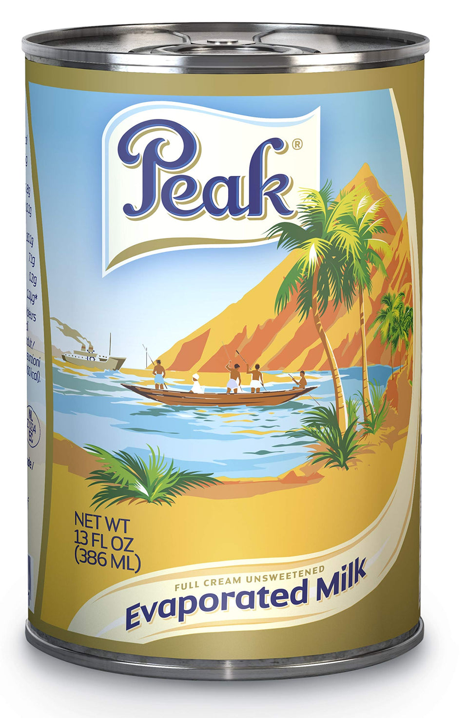 Peak evaporated full cream milk can pack of 4 adds rich creaminess to coffee and baking