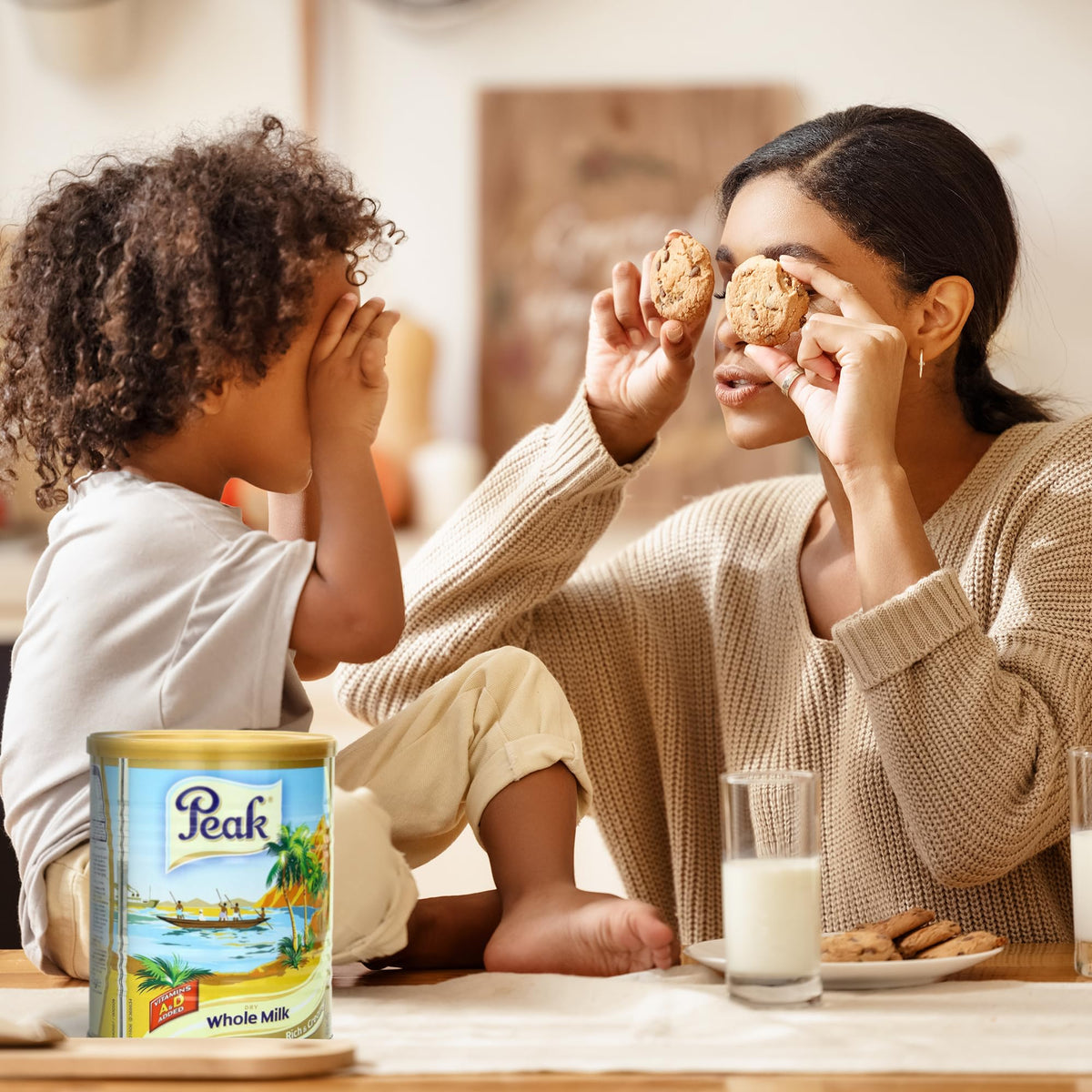 Peak milk powder used in cooking for creamy sauces and desserts