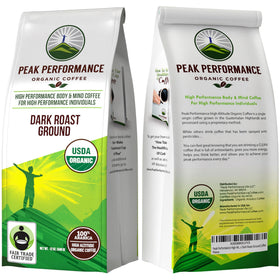 Peak Performance Vitamin Angels donation logo indicating social impact