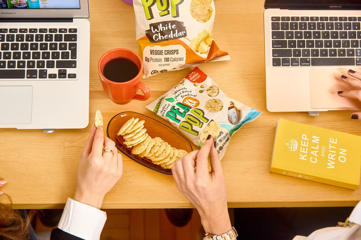 PeaKaPop Veggie Chips small batch production packaging